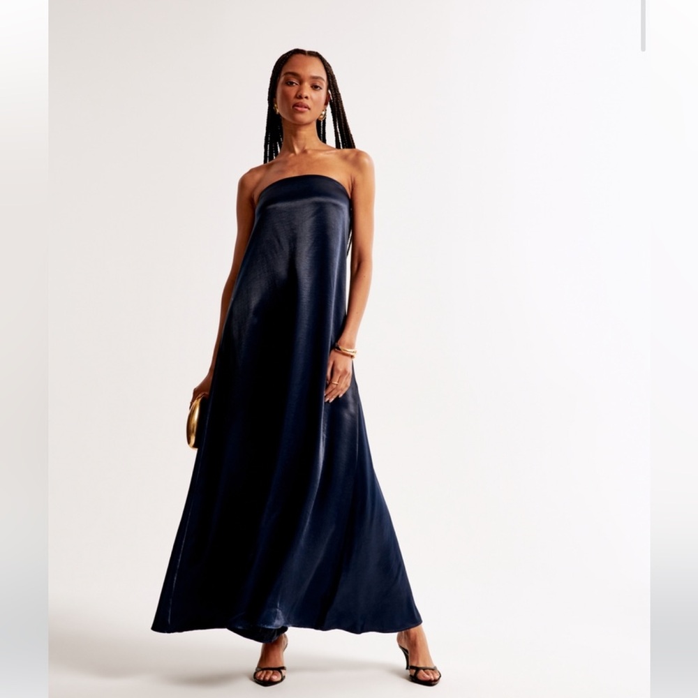 ABERCROMBIE x Strapless Trapeze Maxi dress XS